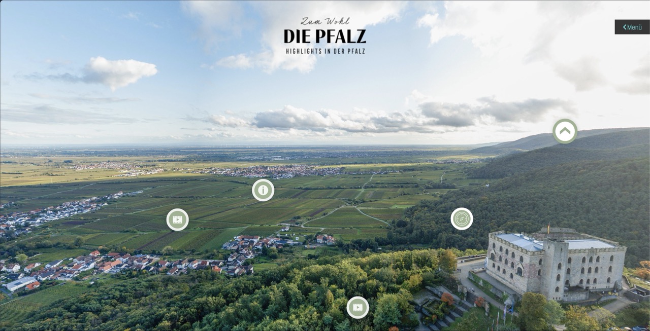 Pfalz in 360&deg; &mdash; Hambacher Schloss