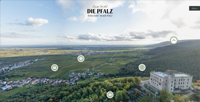 Pfalz in 360&deg; &mdash; Hambacher Schloss