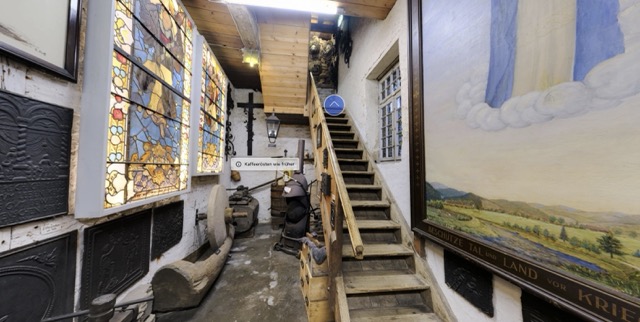 Storchenturm-Museum Zell a.H. &mdash; Treppenaufgang im Turm